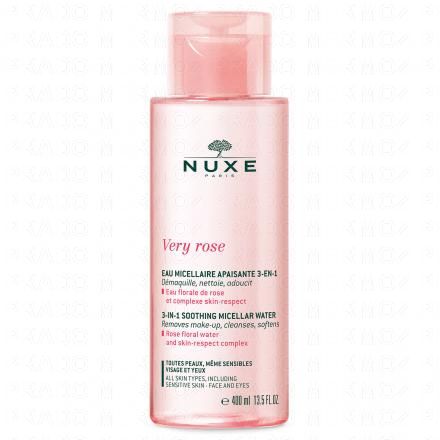 NUXE Very Rose Eau micellaire Apaisante 3-en-1 (flacon 400ml)