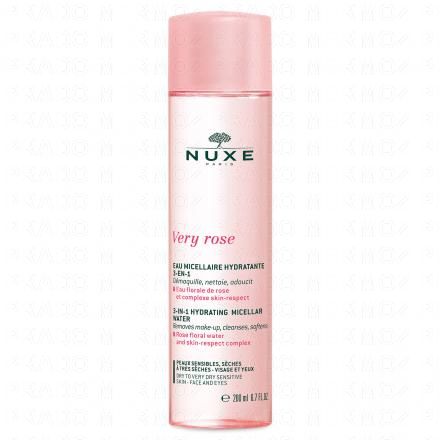 NUXE Very Rose Eau micellaire hydratante 3-en-1 (200ml)