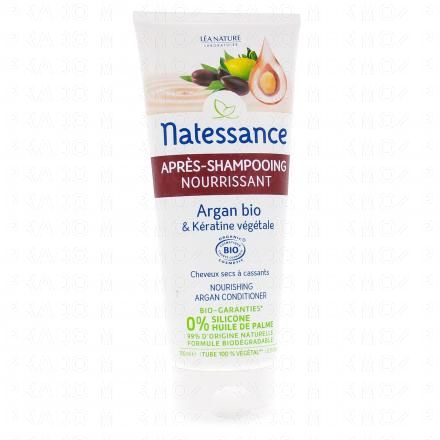 Natessance Apr&egrave;s-shampooing Argan & K&eacute;ratine v&eacute;g&eacute;tale (tube 200ml)