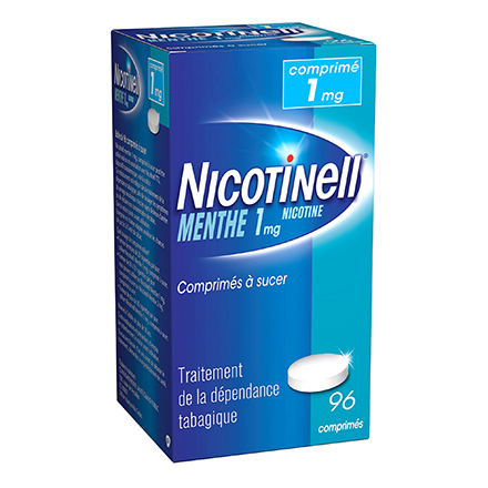 NICOTINELL menthe 1 mg (bo&icirc;te de 96 comprim&eacute;s)