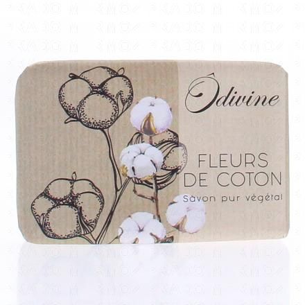 ODIVINE Savon en pain fleur de coton 80g