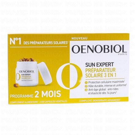 OENOBIOL Sun Expert - Pr&eacute;parateur Solaire 3en1 Triple action 2x30 capsules