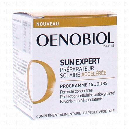 OENOBIOL Sun Expert Pr&eacute;parateur solaire acc&eacute;l&eacute;r&eacute; (x15 capsules)
