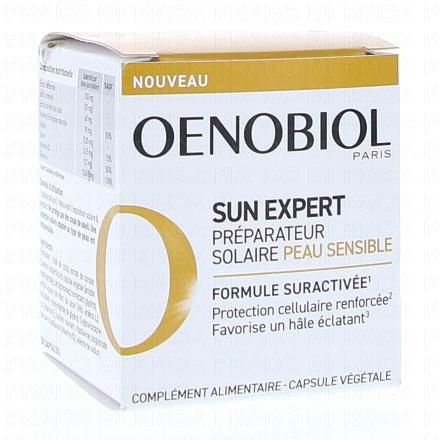 OENOBIOL Sun expert Pr&eacute;parateur solaire peaux sensibles (x30 capsules)
