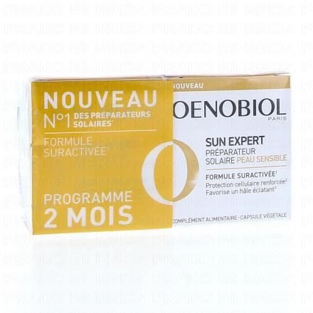 OENOBIOL Sun expert Pr&eacute;parateur solaire peaux sensibles (lot 2 x 30 capsules)