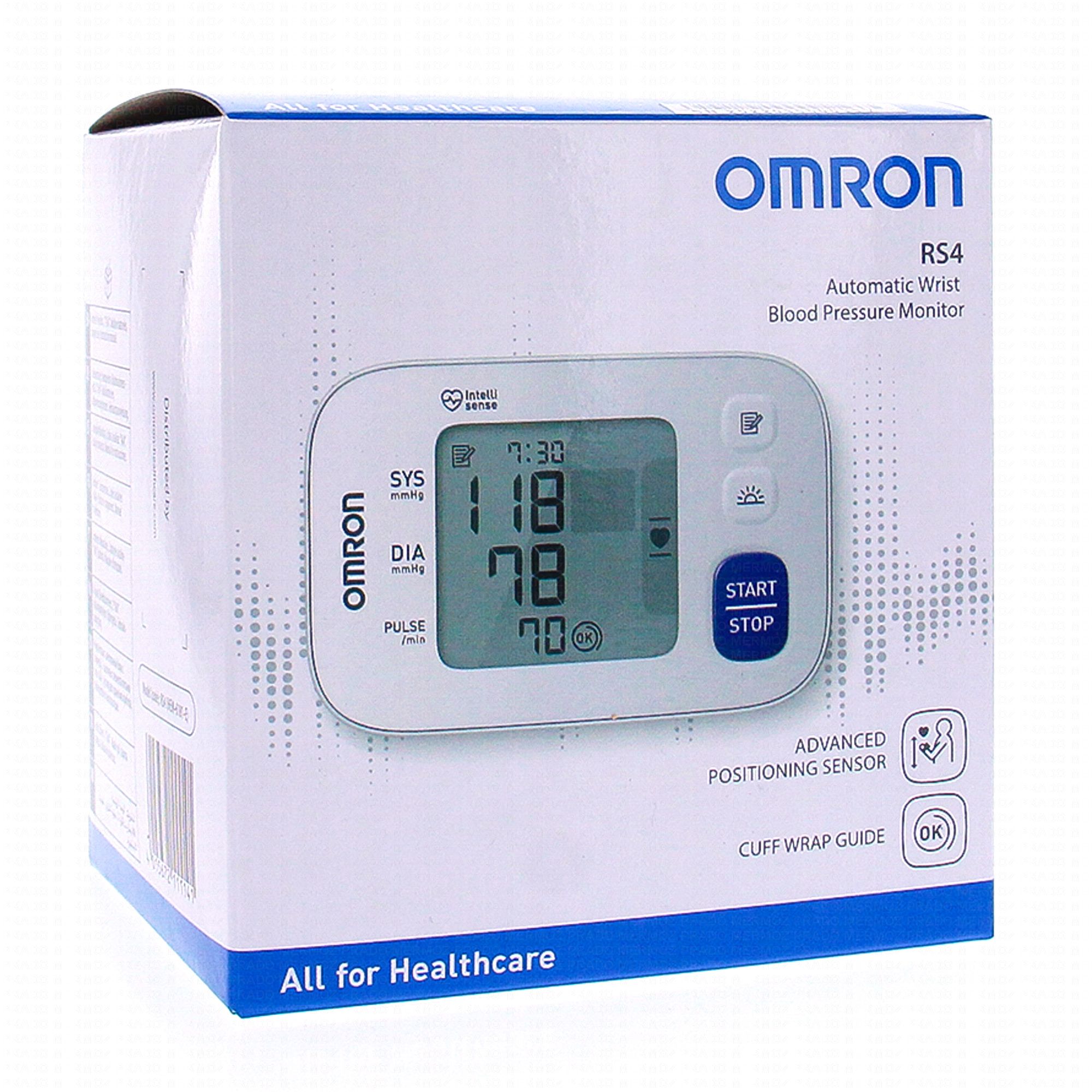 OMRON Tensiomètre automatique poignet RS4 blanc - Pharmacie Prado Mermoz