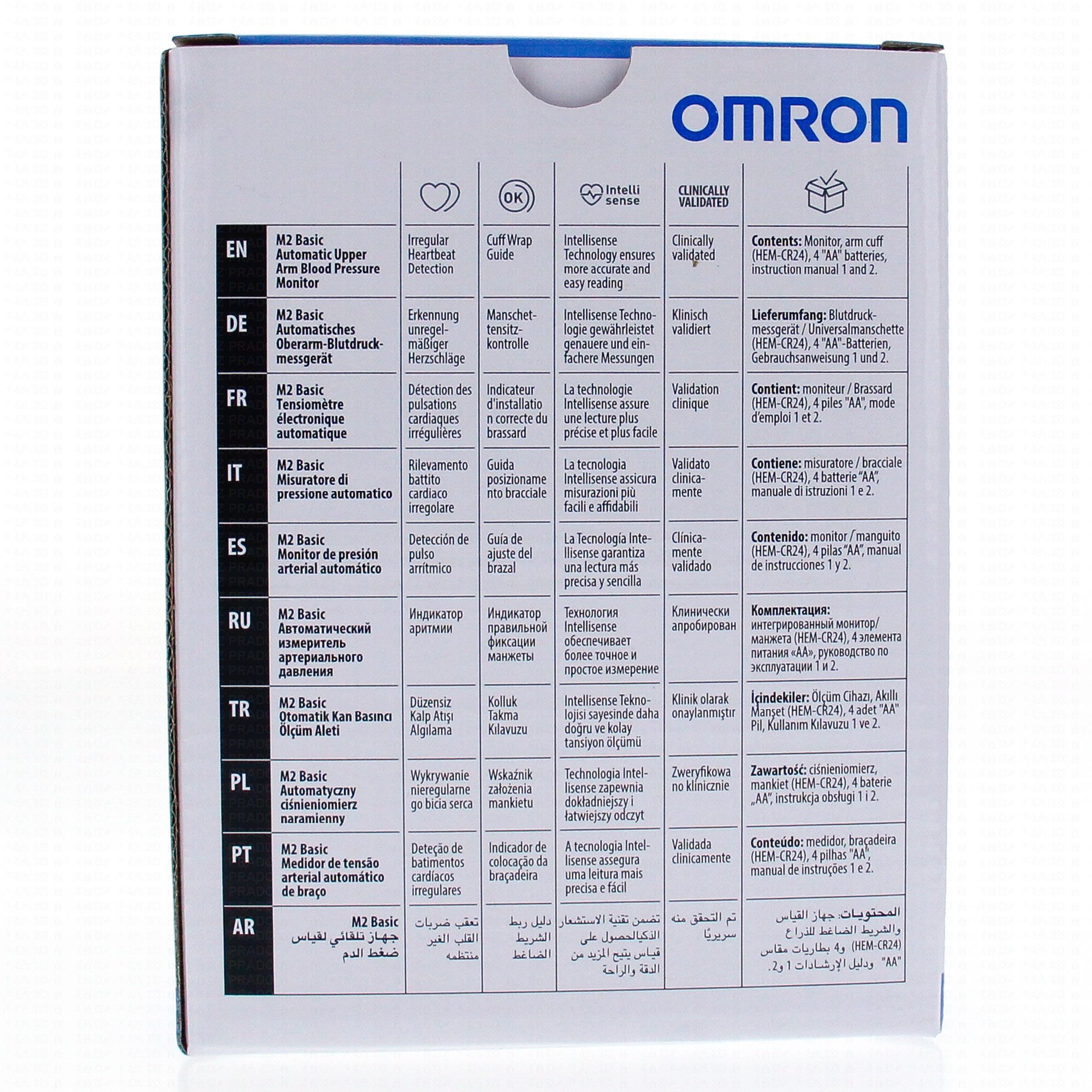 Omron - Tensiomètre Electronique Brassard M2 Basic