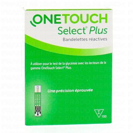 ONETOUCH Select Plus Bandelettes réactives