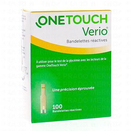 ONETOUCH Verio Bandelettes réactives x100