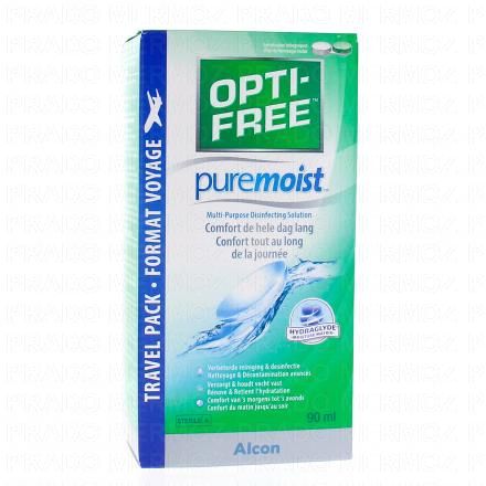 OPTI-FREE - Pure-moist Solution entretien des lentilles (90ml)