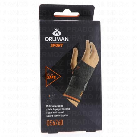 ORLIMAN SPORT Attelle de poignet &eacute;lastique sangle r&eacute;glable (taille m - 18 &agrave; 21cm)