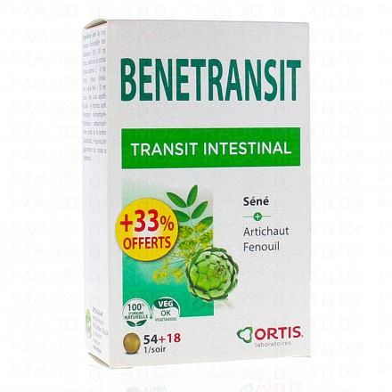 ORTIS BENETRANSIT Transit intestinal (boîte de 72 comprimés)