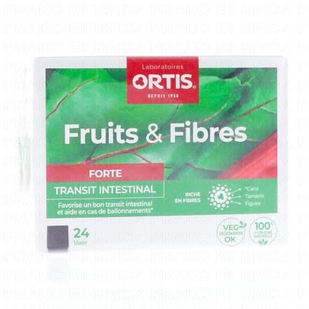 ORTIS Fruits & Fibres Forte Transit Intestinal (bo&icirc;te de 24 cubes)