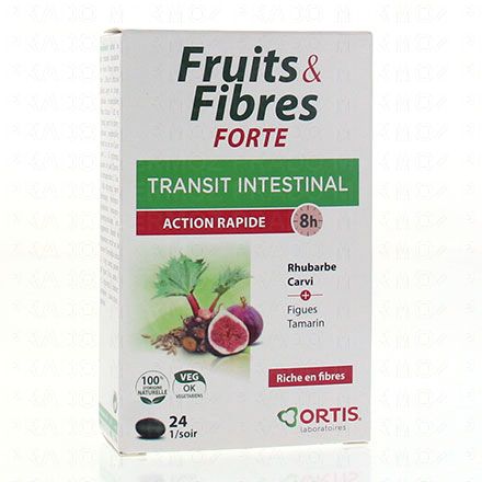 ORTIS Fruits & fibres forte transit intestinal (24 comprimés)