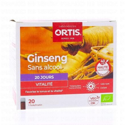ORTIS Ginseng Bio Vitalit&eacute; 20 jours