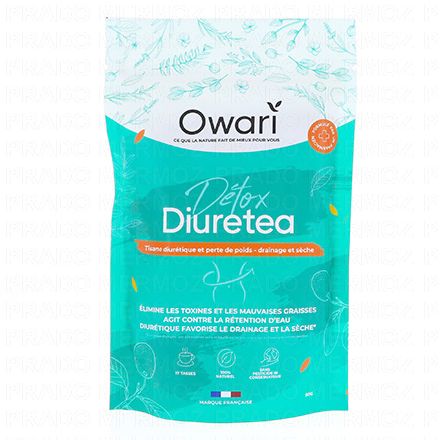 OWARI D&eacute;tox diuretea - Tisane diur&eacute;tique et perte de poids 50g