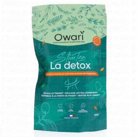 OWARI Slim Tea Th&eacute; D&eacute;tox Puissant 50g