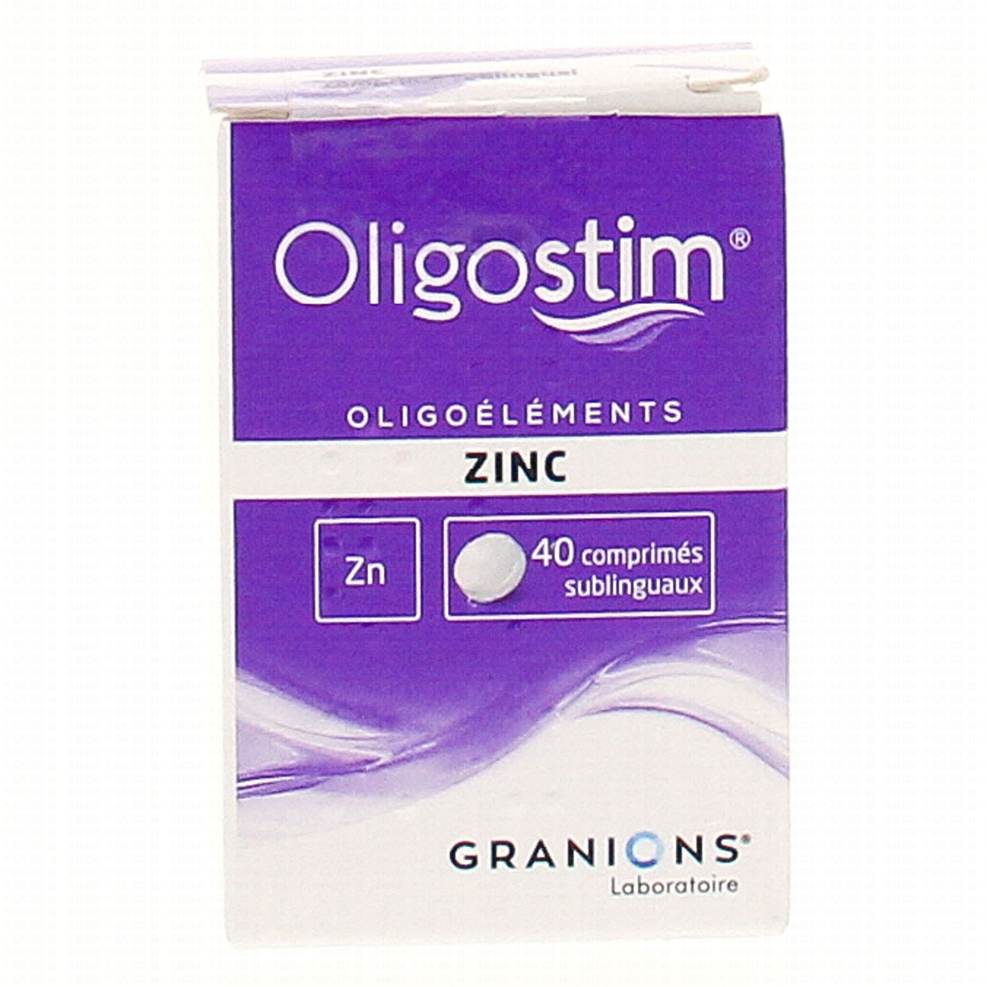 Oligostim zinc tube(s) de 40 comprimés Boiron (médicament conseil