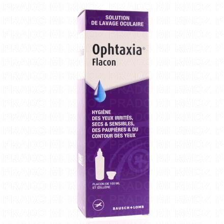 Ophtaxia Splution pour lavage oculaire Flacon 100ml