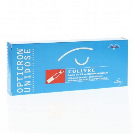 OPTICRON unidose (boîte de 24 récipients)