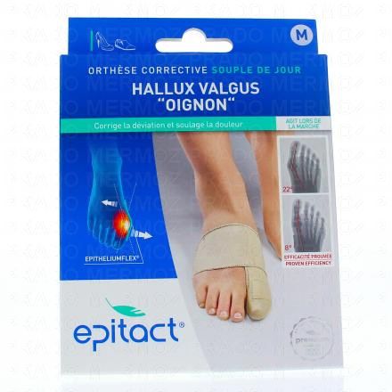 EPITACT Orth&egrave;se corrective de l'hallux valgus oignon (taille m (21.5 &agrave; 23 cm))