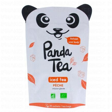 PANDA TEA Iced tea P&ecirc;che x28 sachets