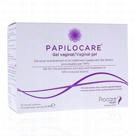 PAPILOCARE Gel vaginal 21 canules 5ml