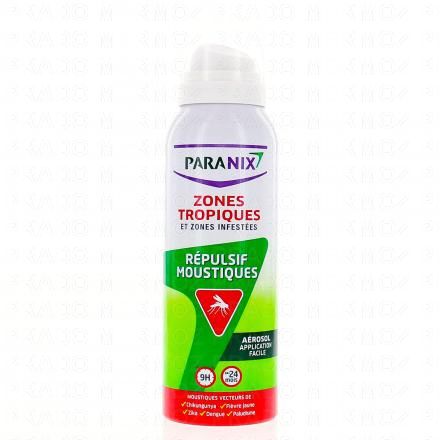 PARANIX Répulsif moustiques zones torpiques aérosol 125ml