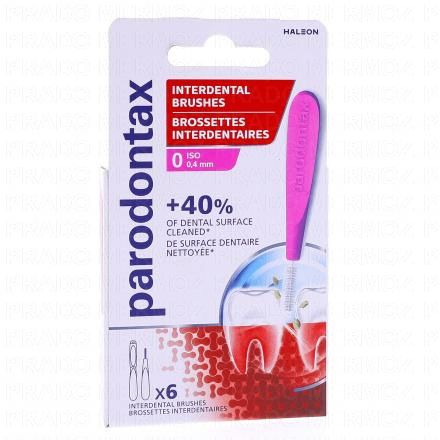 PARODONTAX Brossettes Interdentaires (taille 0 (0,4mm))