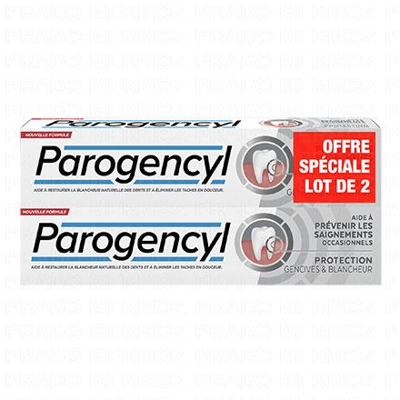 PAROGENCYL Dentifrice protection gencives & blancheur (lot de 2*75ml)