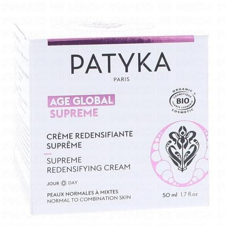 PATYKA Age Global Supreme - Cr&egrave;me riche redensifiante bio peaux normales &agrave; mixtes 50ml
