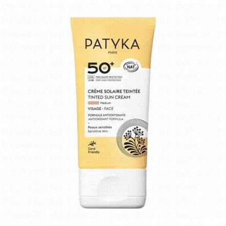 PATYKA Solaire Crème Solaire Teintée SPF50+ Médium Bio 40ml