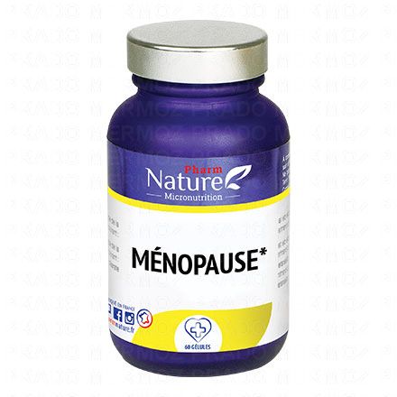 PHARM NATURE MICRONITRITION Ménopause 60 Gélules