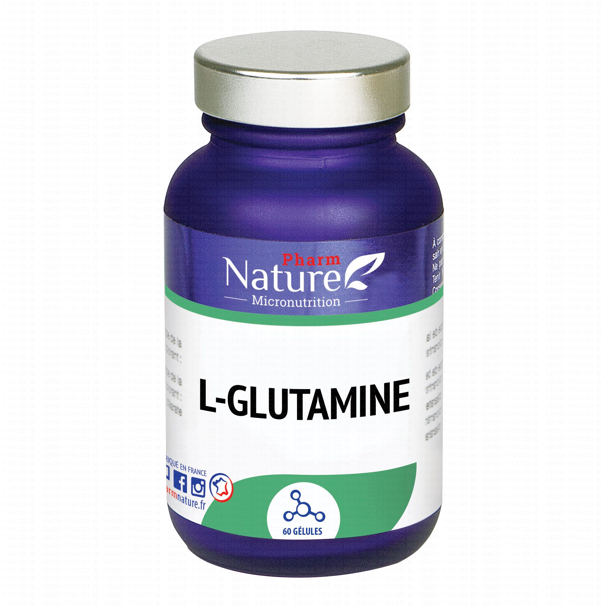 PHARM NATURE MICRONUTRITION L-Glutamine 60 Gélules