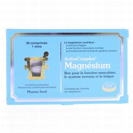 PHARMA NORD Active complex magnesium boîte de 30 comprimés