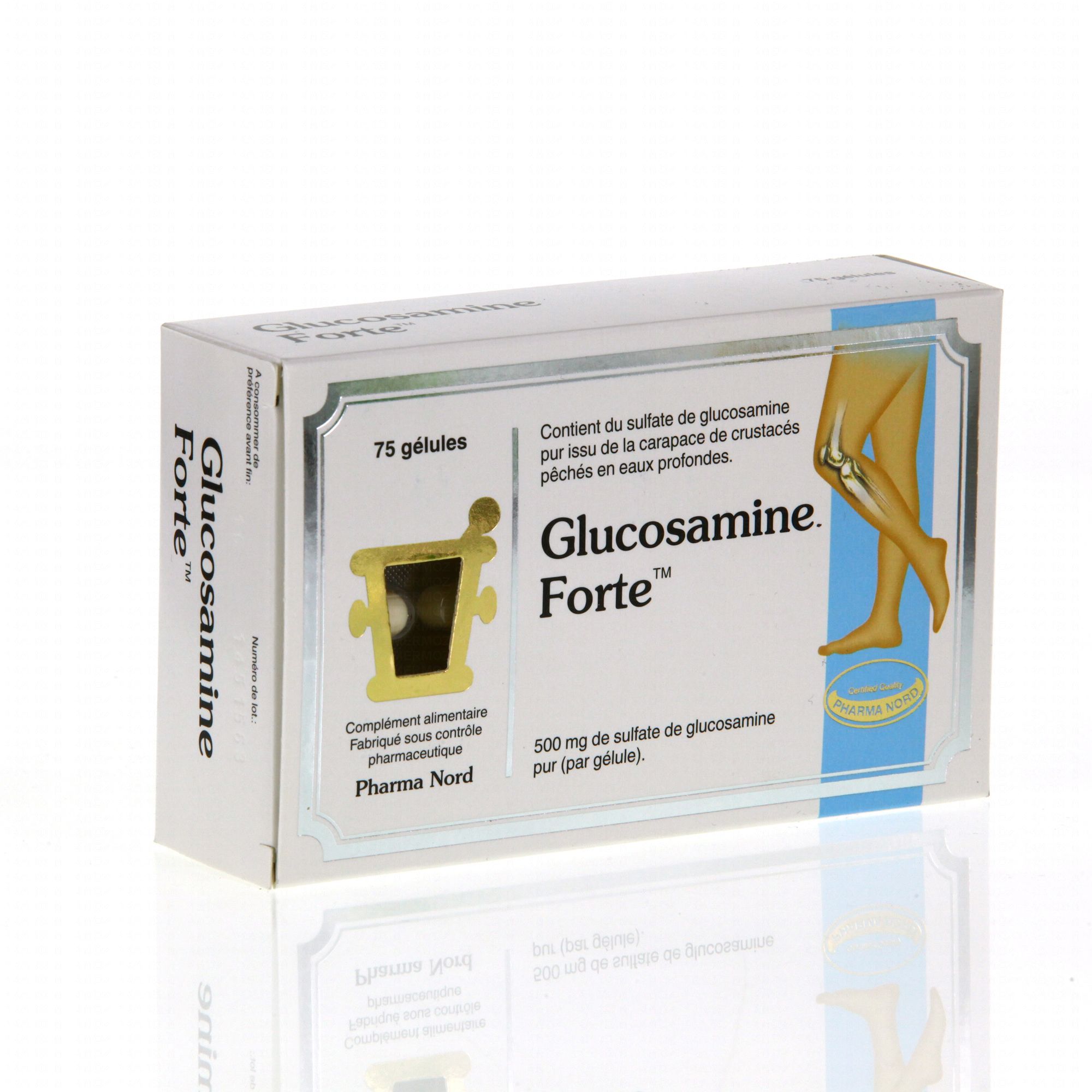PHARMA NORD Glucosamine forte boîte de 75 capsules boîte de 75 capsules Pharmacie en ligne