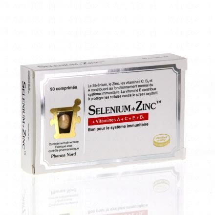 PHARMA NORD S&eacute;lenium + Zinc bo&icirc;te de 90 comprim&eacute;s