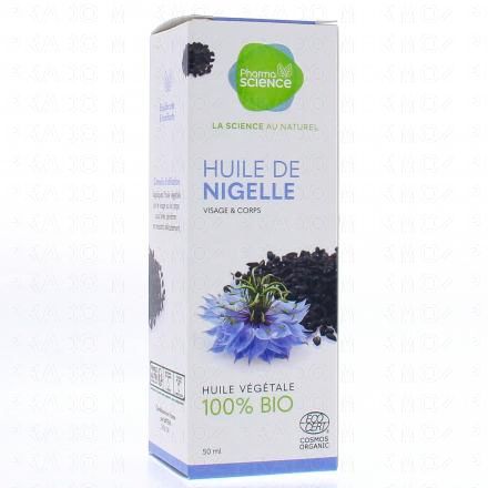 PHARMASCIENCE Huile végétale de nigelle bio 50ml