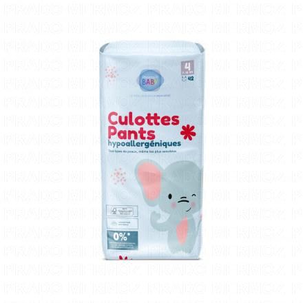 PHARMABABY Culottes Pants hypoallergéniques (taille 4 - 7 à 18kg x42 couches)