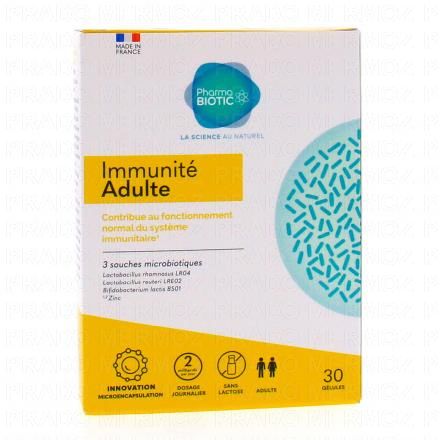 PHARMABIOTIC Immunit&eacute; Adulte 30 g&eacute;lules