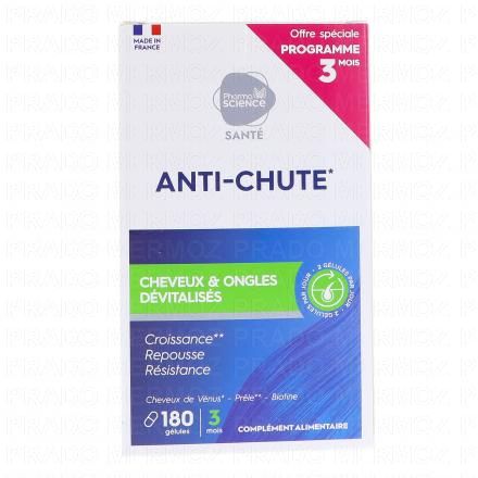 PHARMASCIENCE Anti-Chute Cheveux et Ongles x180 gélules