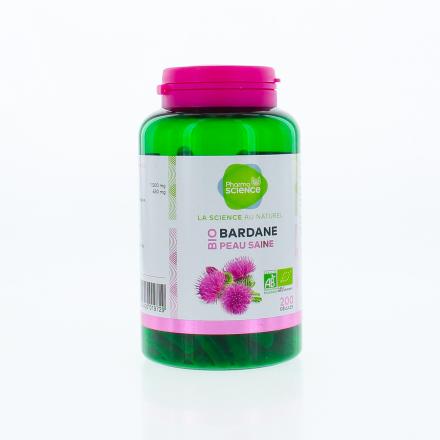 PHARMASCIENCE Beaut&eacute; - Bardane Bio 200 g&eacute;lules