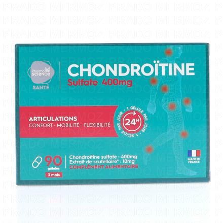PHARMASCIENCE Chondroïtine sulfate 400 mg x90 gélules