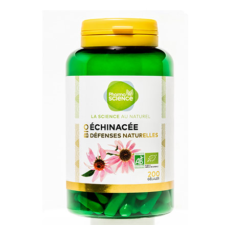 PHARMASCIENCE Tonus - Echinac&eacute;e Bio 200 g&eacute;lules