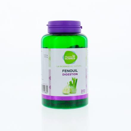 PHARMASCIENCE Digestion - Fenouil 200 g&eacute;lules