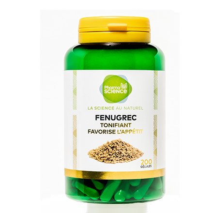 PHARMASCIENCE Tonus - Fenugrec 200 g&eacute;lules