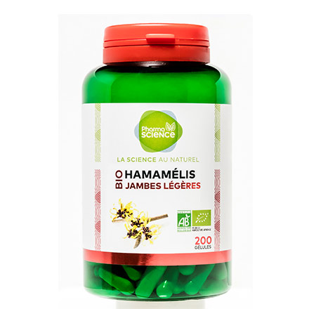 PHARMASCIENCE Circulation - Hamamelis Bio 200 gélules