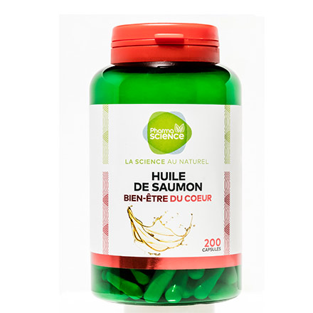 PHARMASCIENCE Circulation - Huile de saumon 200 gélules