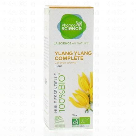 PHARMASCIENCE Huile essentielle d'Ylang Ylang compl&egrave;te flacon 10 ml