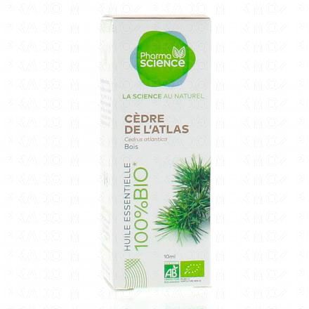 PHARMASCIENCE Huile essentielle de C&egrave;dre de l'Atlas bio flacon 10 ml